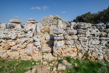 Torre d'en Galmés talayotic village, Alaior, Menorca, Balearic Islands, Spain