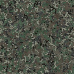 Digital camouflage seamless pattern. Abstract army or hunting masking ornament