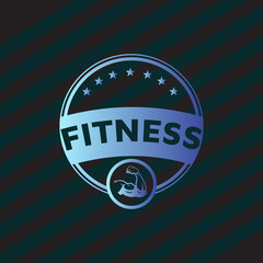 sport equipment vector illustration fitness Gym logo