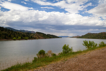 Fototapeta na wymiar Horsetooth Reservoir_Fort Collin Colorado