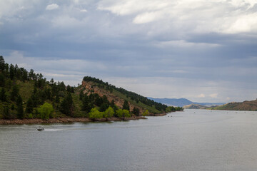 Fototapeta premium Horsetooth Reservoir_Fort Collin Colorado