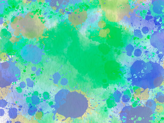 colorful vivid water color splash background
