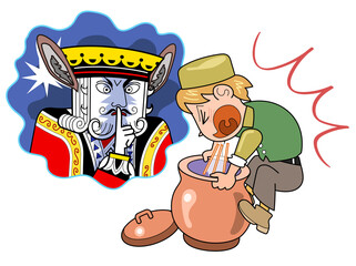 王様の耳はロバの耳