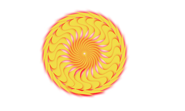 colorful spiral abstract pattern decoration design illustration toy