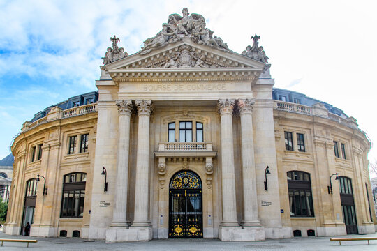 The  Bourse de Commerce hosts the contemporary art museum of the Pinault Foundation in Paris, France