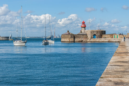 View of the Dun Laoghaire East Pier, Ireland