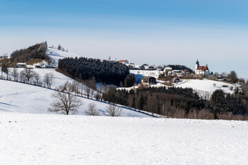 Fototapeta premium Mostviertel in winter