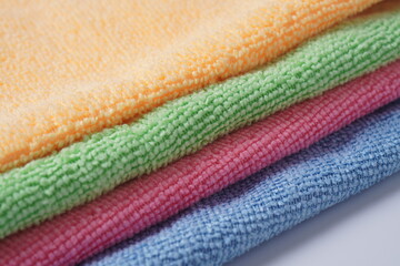 Multicolor micro Fiber cleaning cloth with static electricity that attracts dust