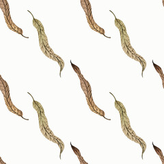 Dry leaf pattern vertical minimalism pattern 