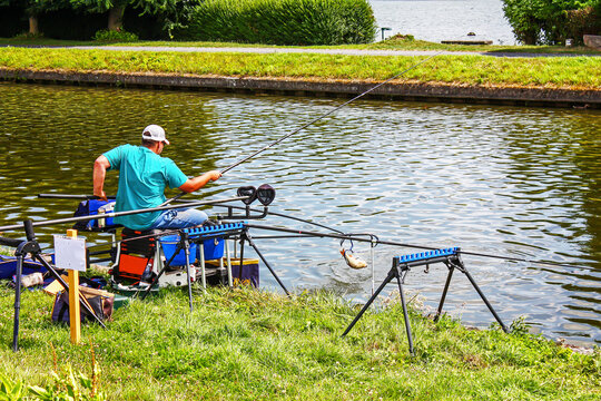 Lors d'un concours de p&ecirc;che