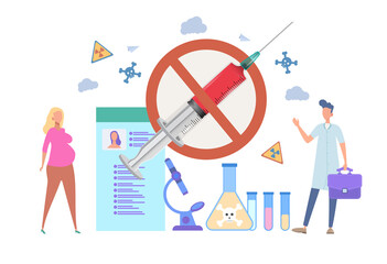 No vaccinations. Stop the vaccine. Side effects, illness or death from the injection. People are against violent vaccination. The growth of the sick. Poison or poison.