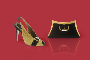 Fashion summer shoes for women studio shoot