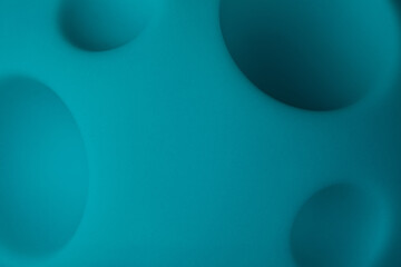 abstract background of cartoon blue planet, moon toy with craters