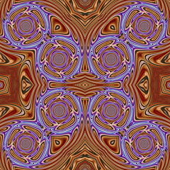 Abstract fractal symmetric pattern 