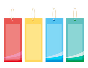 短冊のベクターイラスト　七夕飾り