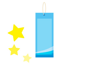 短冊のベクターイラスト　七夕飾り