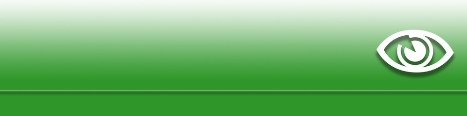 Obraz premium Grüner Hintergrund mit einem Symbol eines Auge