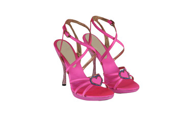 Fashion summer shoes for women studio shoot