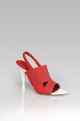 Fashion summer shoes for women studio shoot