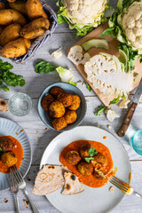 fresh broccoli bowl with citrons
