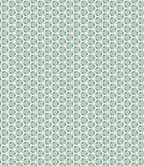 Retro geometric pattern in repeat. Fabric print. Seamless background, mosaic ornament, vintage style. Design for prints on fabrics, textile, covers, paper, wallpaper, interior, patchwork, wrapping.