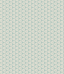 Retro geometric pattern in repeat. Fabric print. Seamless background, mosaic ornament, vintage style. Design for prints on fabrics, textile, covers, paper, wallpaper, interior, patchwork, wrapping.