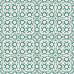 Retro geometric pattern in repeat. Fabric print. Seamless background, mosaic ornament, vintage style. Design for prints on fabrics, textile, covers, paper, wallpaper, interior, patchwork, wrapping.