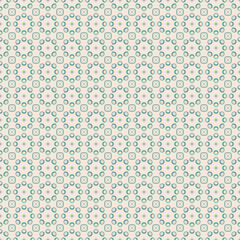 Retro geometric pattern in repeat. Fabric print. Seamless background, mosaic ornament, vintage style. Design for prints on fabrics, textile, covers, paper, wallpaper, interior, patchwork, wrapping.