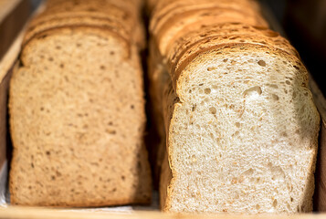 Fresh fragrant bread on the table