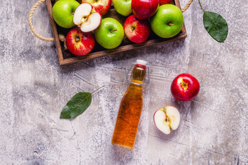 Apple cider vinegar or fermented fruit drink