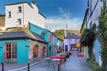 Fototapeta na wymiar Street in Kinsale, Ireland