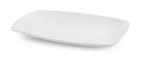 white plate isolated on white background.