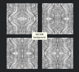 Abstract seamless background pattern. Black and white vector illustration, fabric swatch, wallpaper.