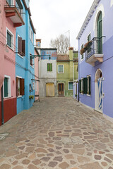 Street Burano Italy