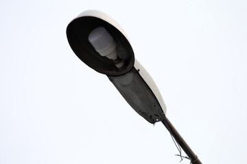 street lamp against the sky