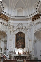 Obraz na płótnie Canvas Napoli - Altare destro del transetto della Chiesa di Santa Maria di Costantinopoli