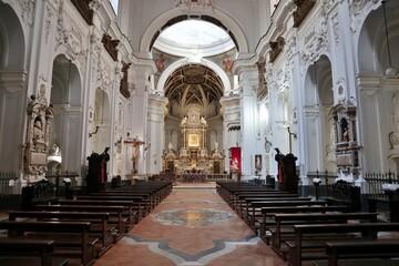 Fototapeta na wymiar Napoli - Interno della Chiesa di Santa Maria di Costantinopoli