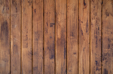 Brown wood texture background coming from natural tree. The wooden panel has a beautiful dark pattern, hardwood floor texture