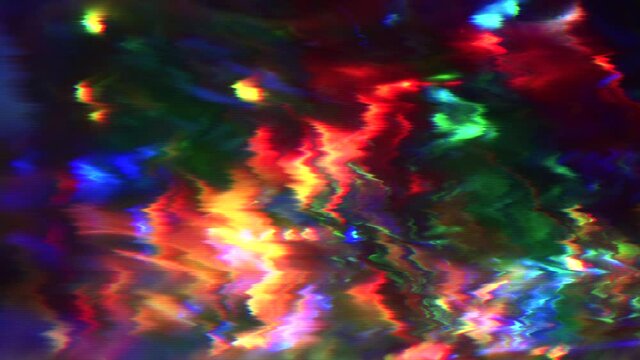 Luxury polychrome overlay. Glitch imitation, Psychedelic art.