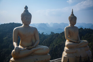 Sitting Buddha Tiger Cave Krabi