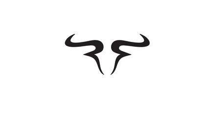 Creative Abstract Bull Head Logo