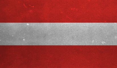 Grunge Austria flag. Austria flag with waving grunge texture.