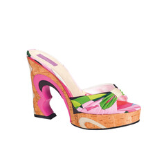 Fashion summer shoes for women studio shoot