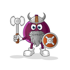 fig viking with an ax illustration. character vector
