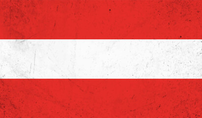 Grunge Austria flag. Austria flag with waving grunge texture.