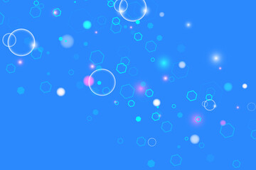 Scientific molecule background with flow waves for medicine, science, technology, chemistry. Wallpaper or banner with a DNA molecules. Geometric dynamic linear waves illustration.