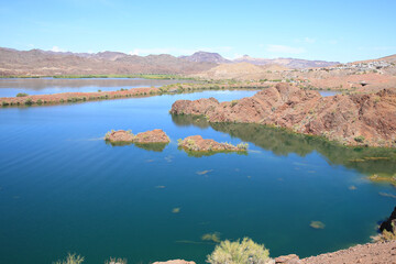 Fototapeta premium Colorado River near Parker in Arizona, USA
