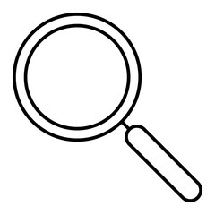Vector Search Outline Icon Design