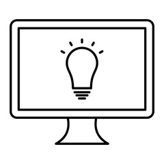 Vector Innovation Outline Icon Design