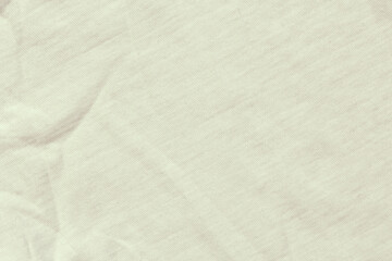 White Crumpled Linen Background
